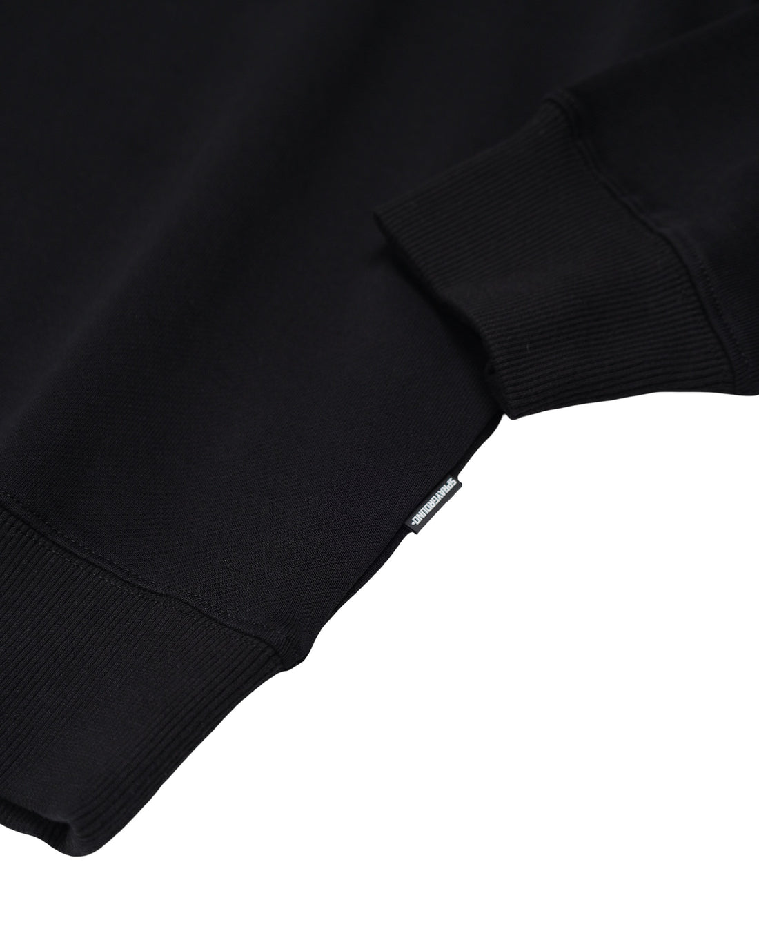 SCRIBBLE EMBROIDERY SHARK CREW BLK