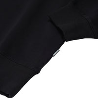 SCRIBBLE EMBROIDERY SHARK CREW BLK