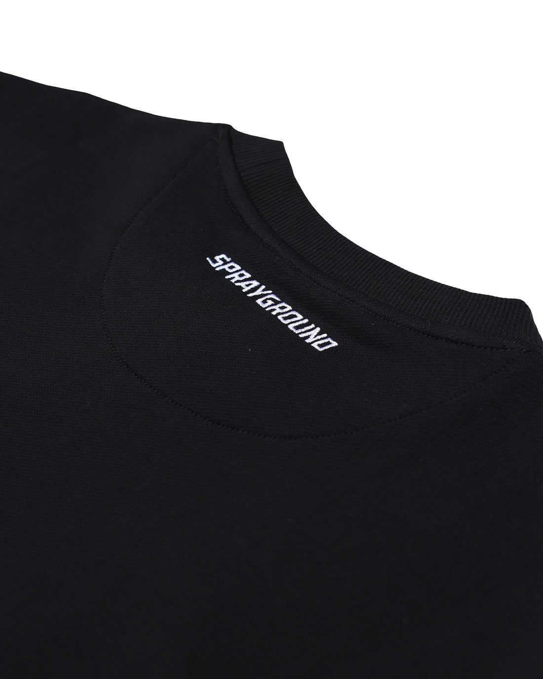 SCRIBBLE EMBROIDERY SHARK CREW BLK
