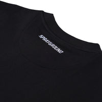 SCRIBBLE EMBROIDERY SHARK CREW BLK