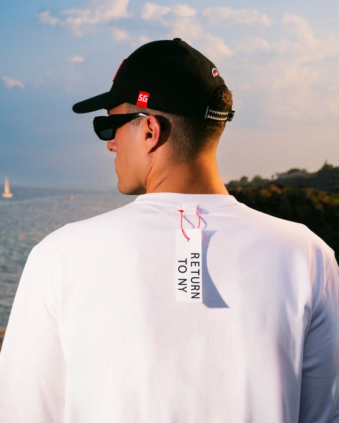 RETURN TO NY OVER T-SHIRT WHT