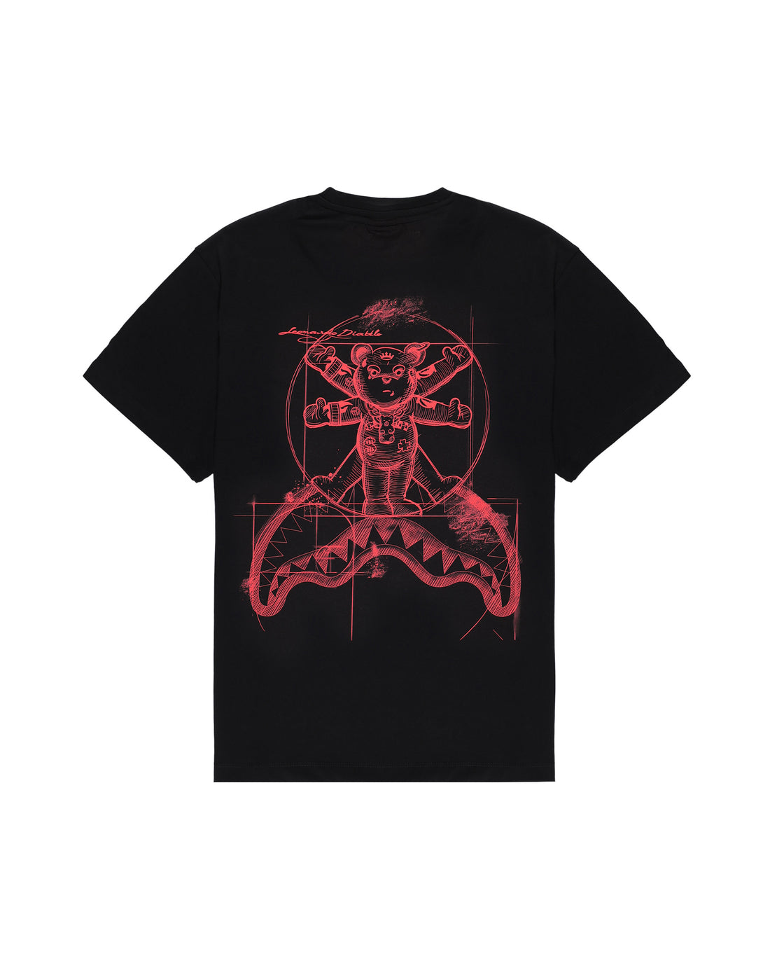 DIABLO BEAR RENAISSANCE OVER T-SHIRT BLK