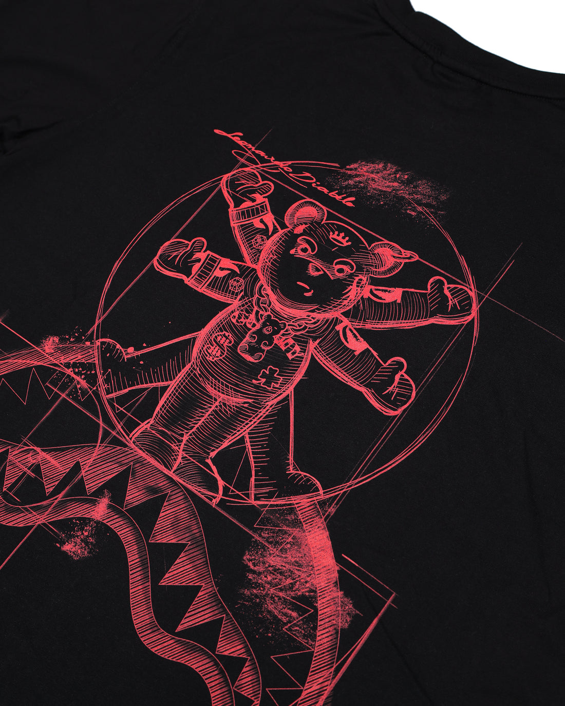 DIABLO BEAR RENAISSANCE OVER T-SHIRT BLK