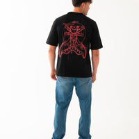 DIABLO BEAR RENAISSANCE OVER T-SHIRT BLK