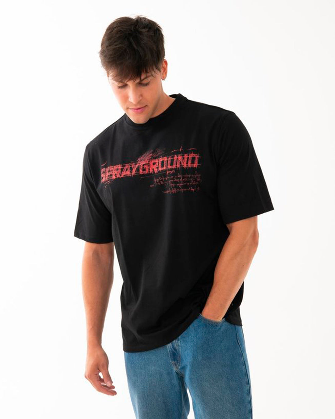 DIABLO BEAR RENAISSANCE OVER T-SHIRT BLK