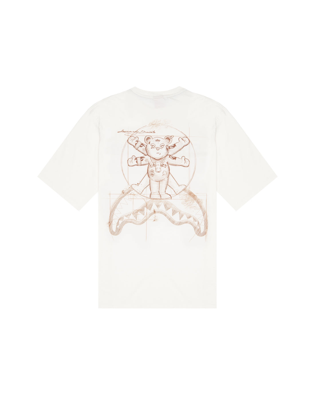 DIABLO BEAR RENAISSANCE OVER T-SHIRT IVORY