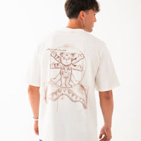 DIABLO BEAR RENAISSANCE OVER T-SHIRT IVORY