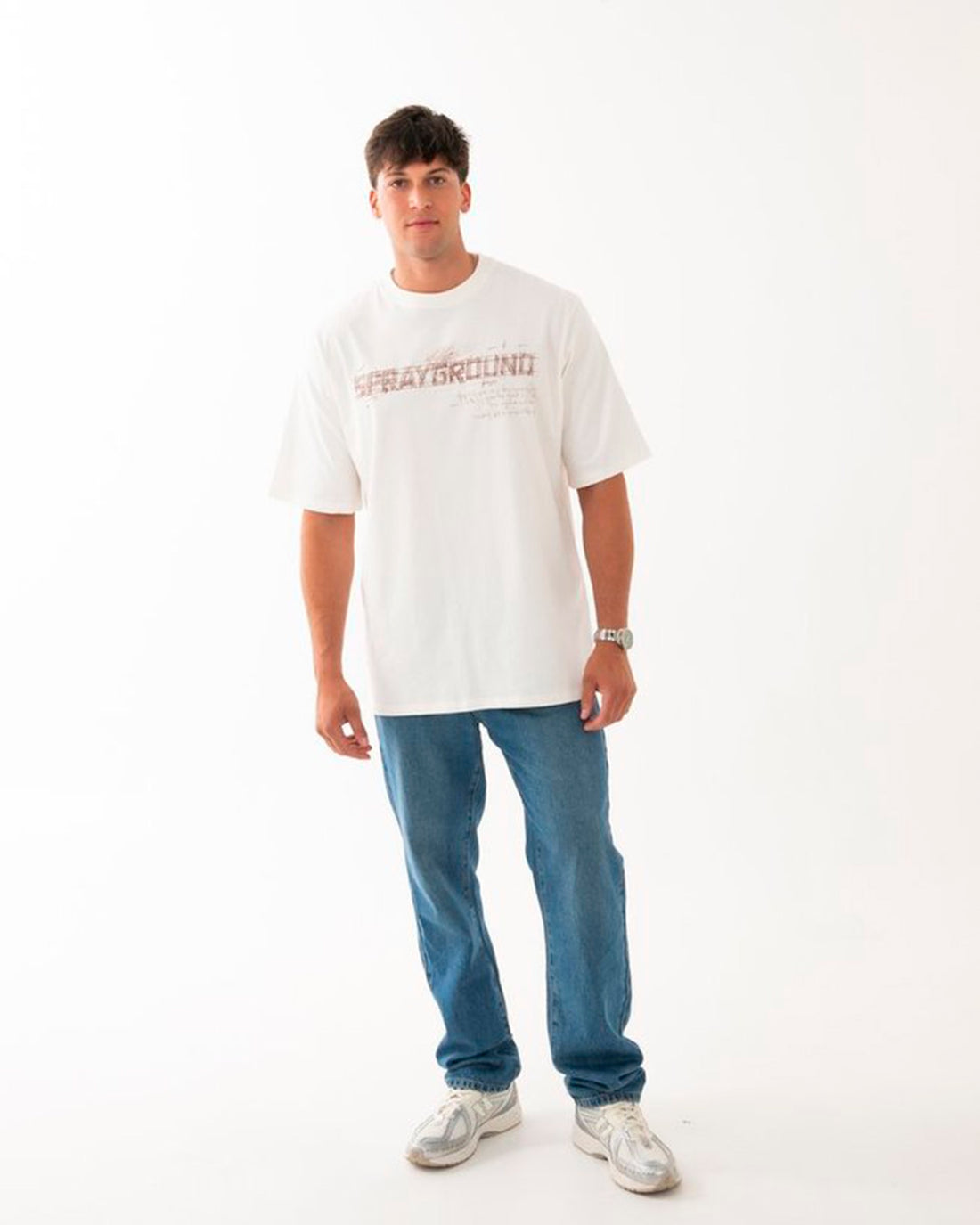 DIABLO BEAR RENAISSANCE OVER T-SHIRT IVORY