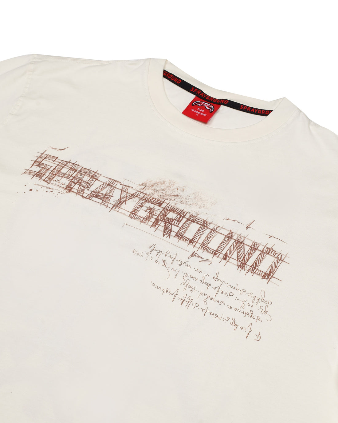 DIABLO BEAR RENAISSANCE OVER T-SHIRT IVORY