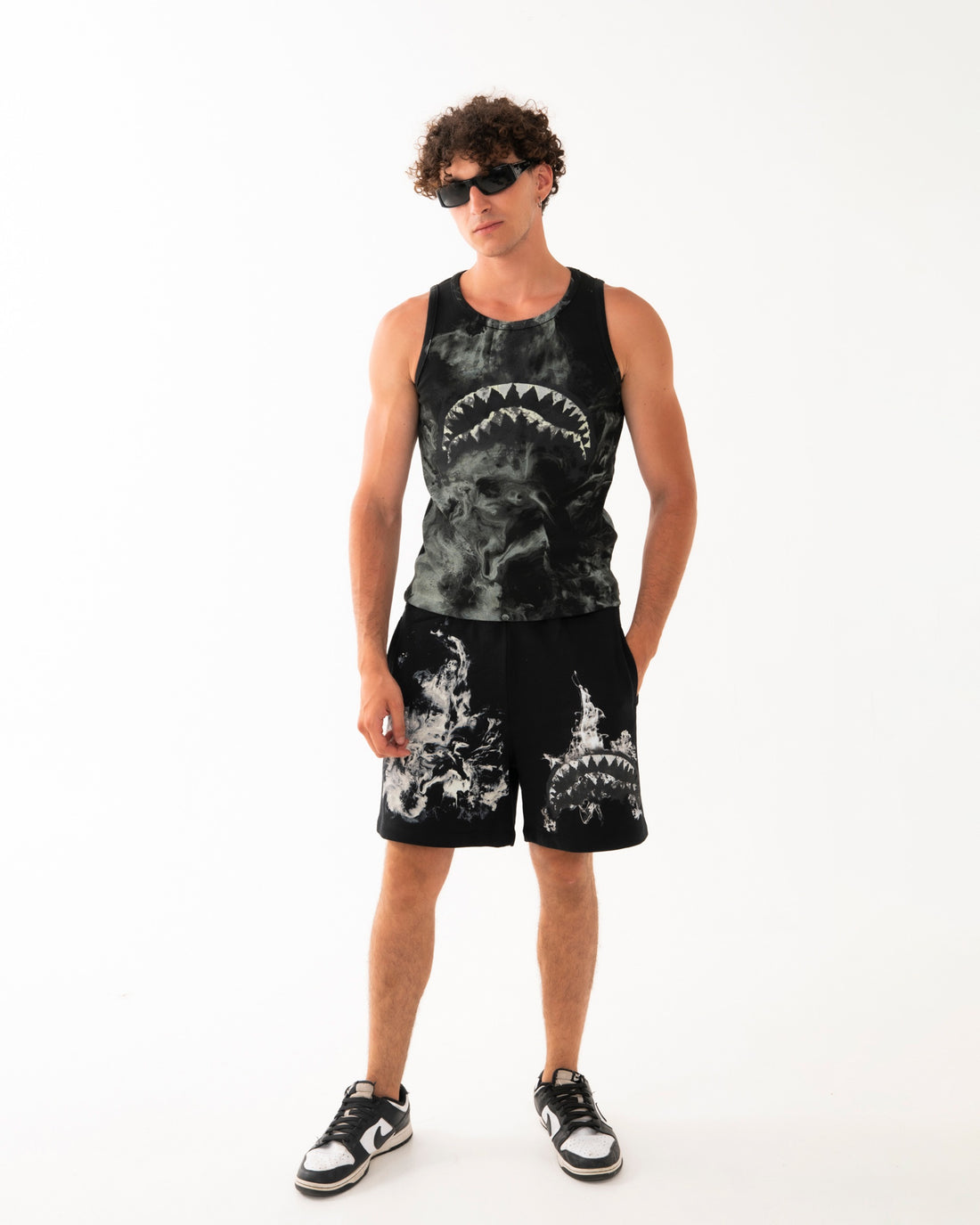 INK INFUSION TANKTOP BLK