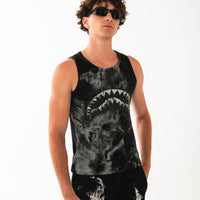 INK INFUSION TANKTOP BLK