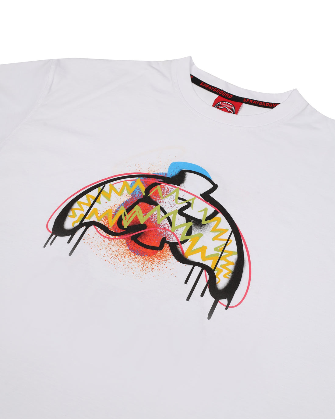 MONEY MAKES THE WORLD BOXY T-SHIRT WHT