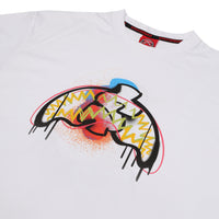 MONEY MAKES THE WORLD BOXY T-SHIRT WHT