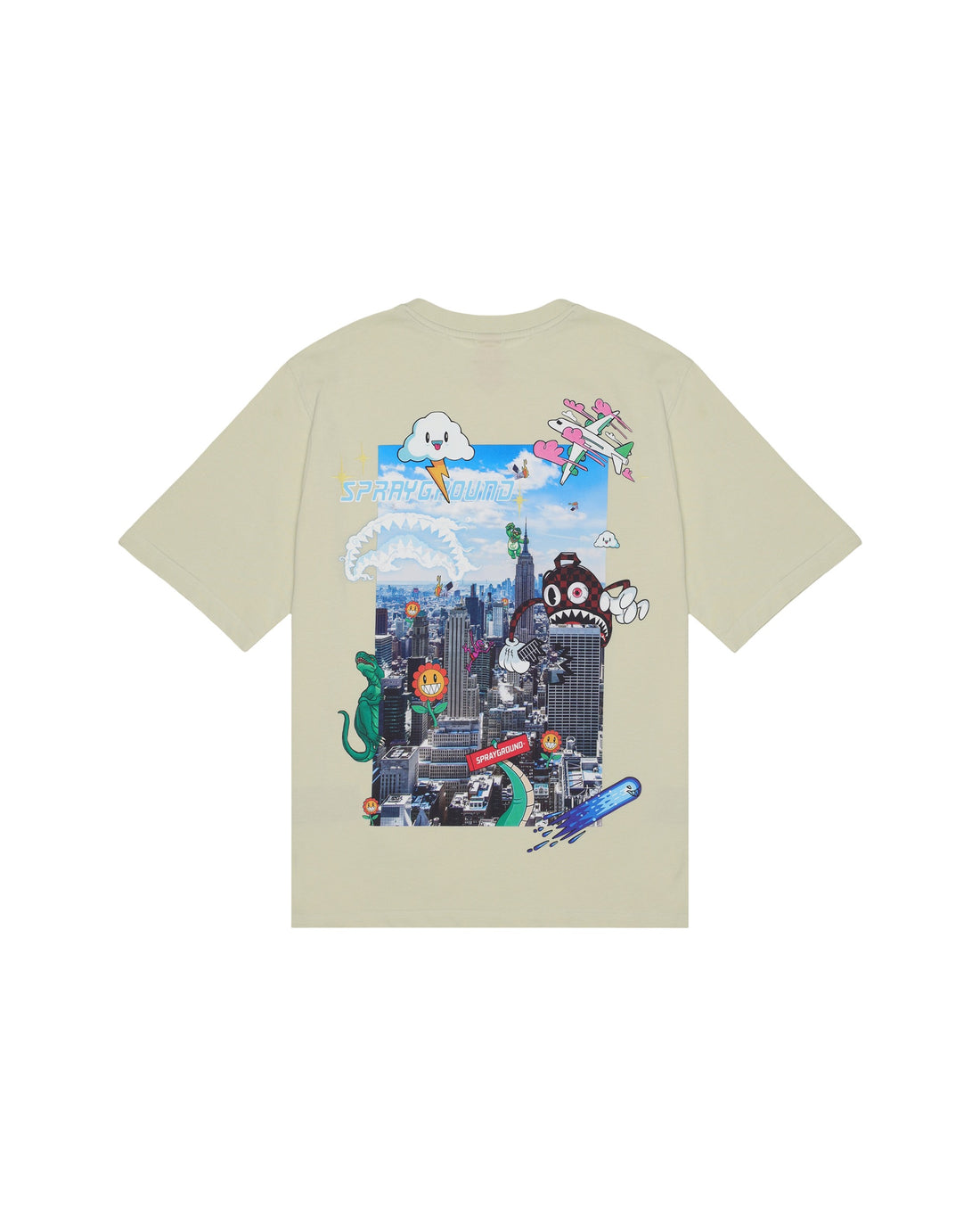 CHARACTER INVASION T-SHIRT SAGE