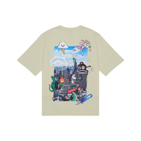 CHARACTER INVASION T-SHIRT SAGE