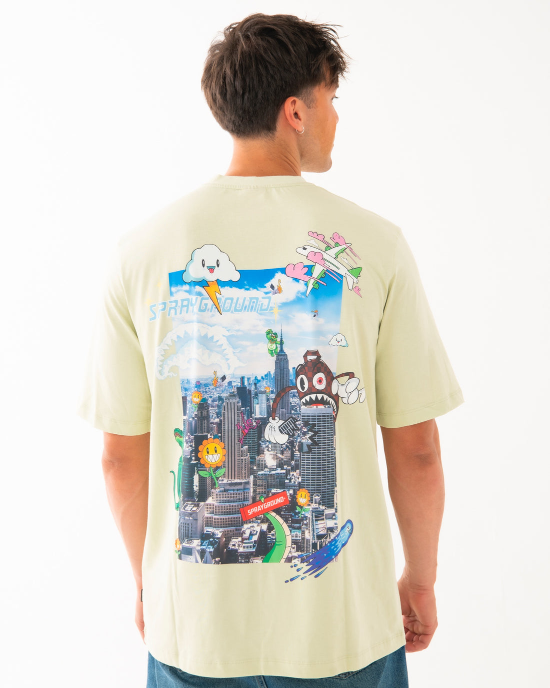 CHARACTER INVASION T-SHIRT SAGE