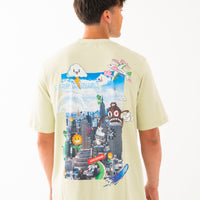 CHARACTER INVASION T-SHIRT SAGE