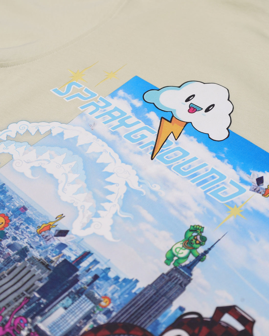 CHARACTER INVASION T-SHIRT SAGE