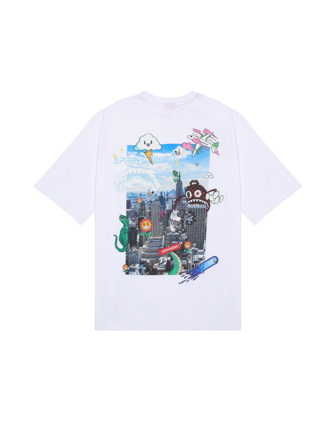 CHARACTER INVASION T-SHIRT WHT