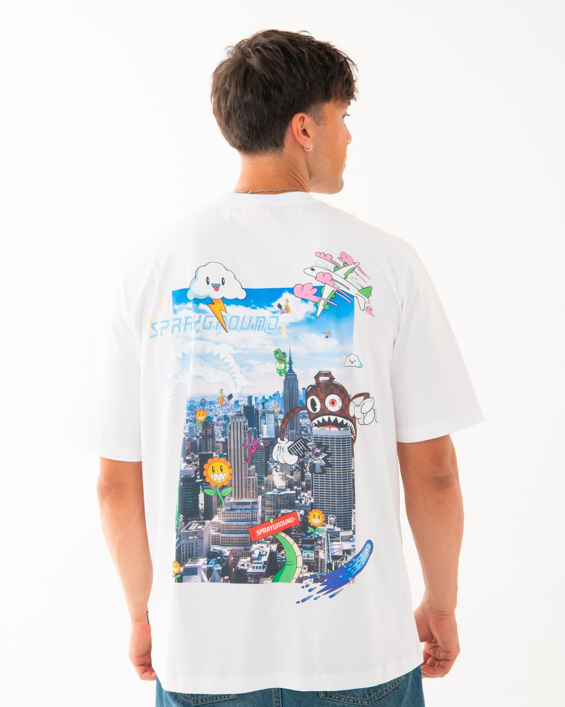 CHARACTER INVASION T-SHIRT WHT