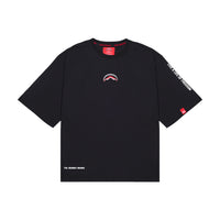 BE A SHARK BOXY T-SHIRT  BLK