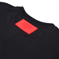 BE A SHARK BOXY T-SHIRT  BLK