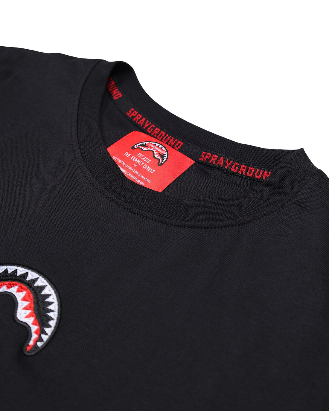 BE A SHARK BOXY T-SHIRT  BLK