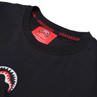 BE A SHARK BOXY T-SHIRT  BLK