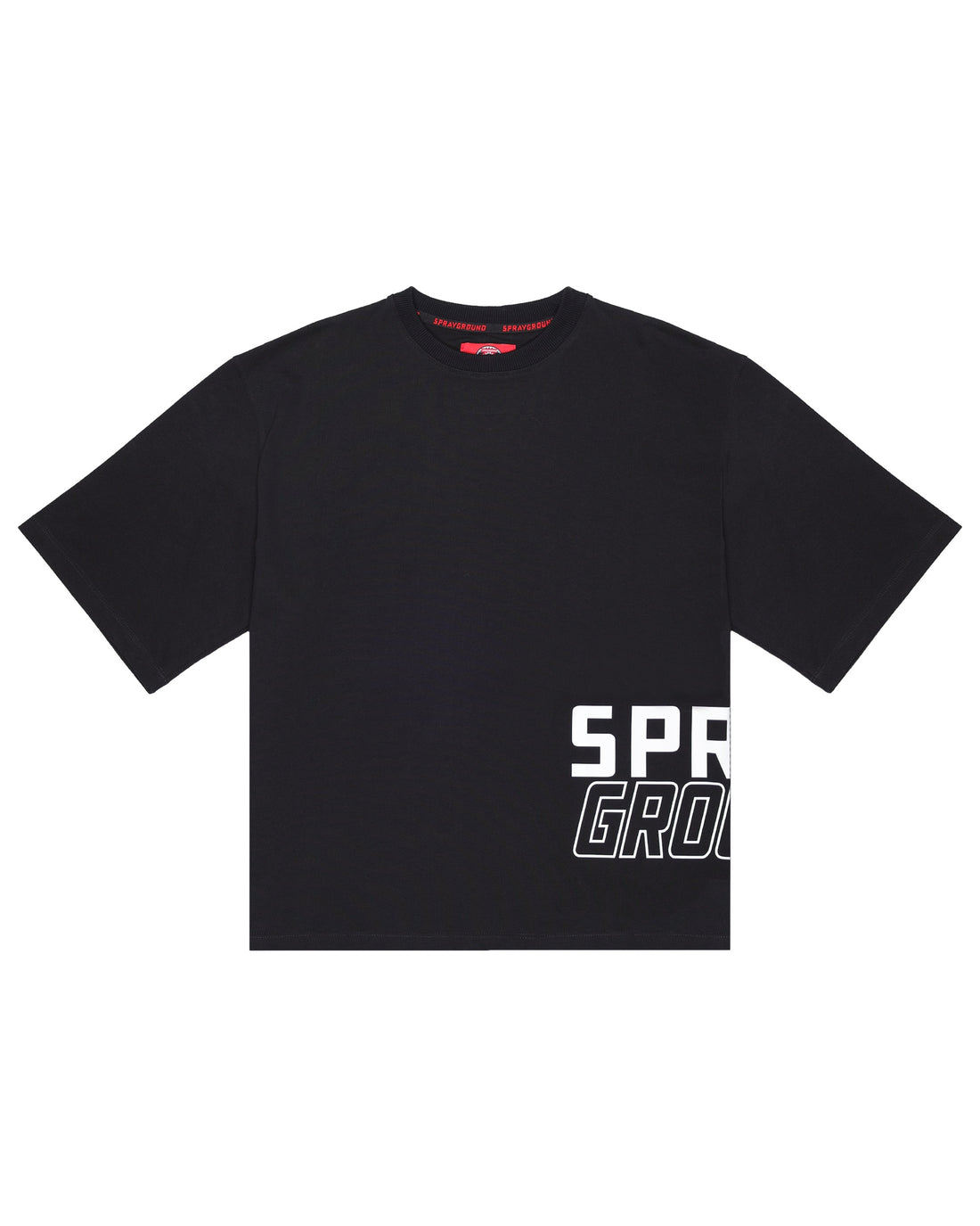 SIDE GRAPHIC BOXY T-SHIRT BLK