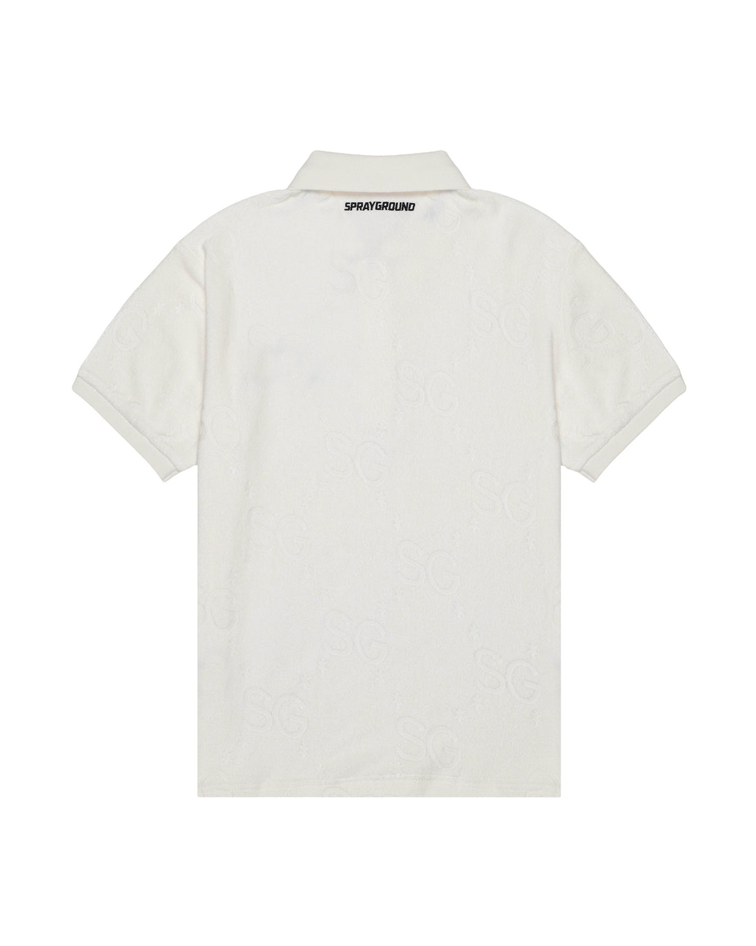 SG JAQUARD POLO SHIRT WHT