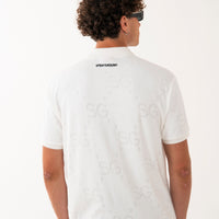 SG JAQUARD POLO SHIRT WHT