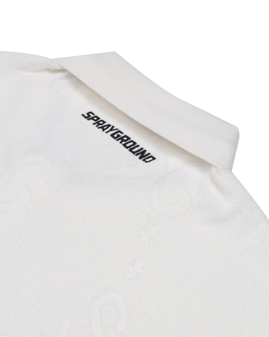 SG JAQUARD POLO SHIRT WHT