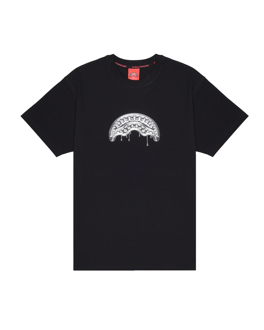 MELTED IRON NEW REGULAR T-SHIRT BLK