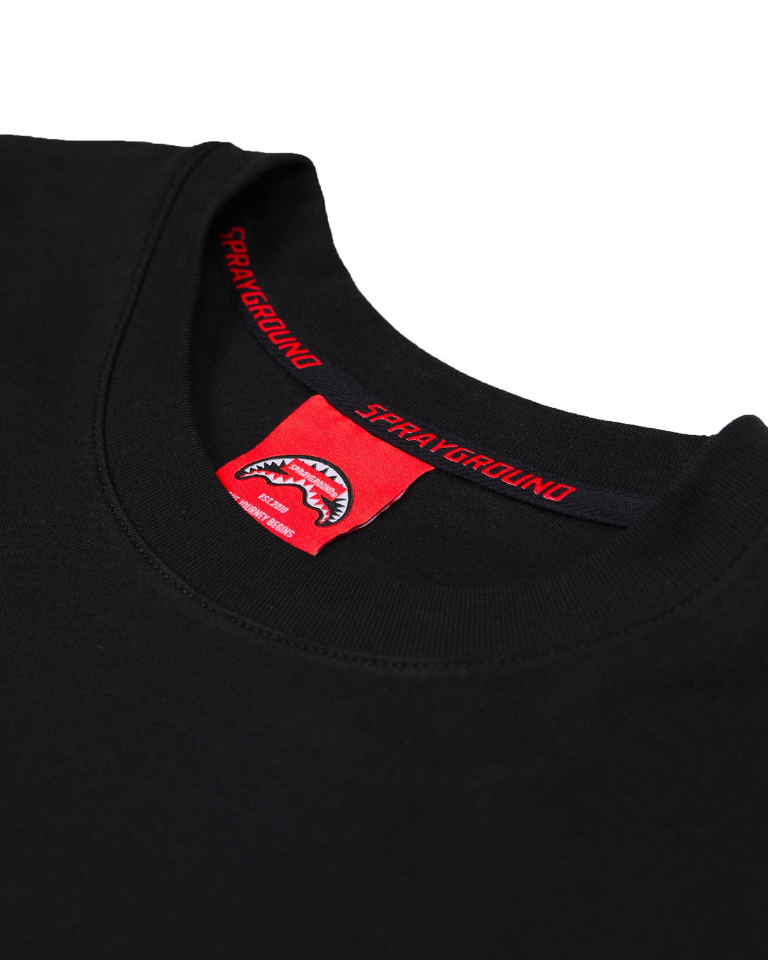 MELTED IRON NEW REGULAR T-SHIRT BLK