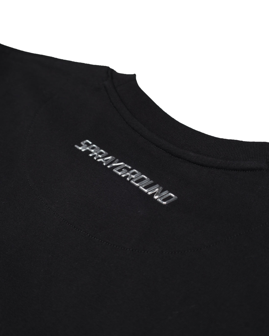 MELTED IRON NEW REGULAR T-SHIRT BLK