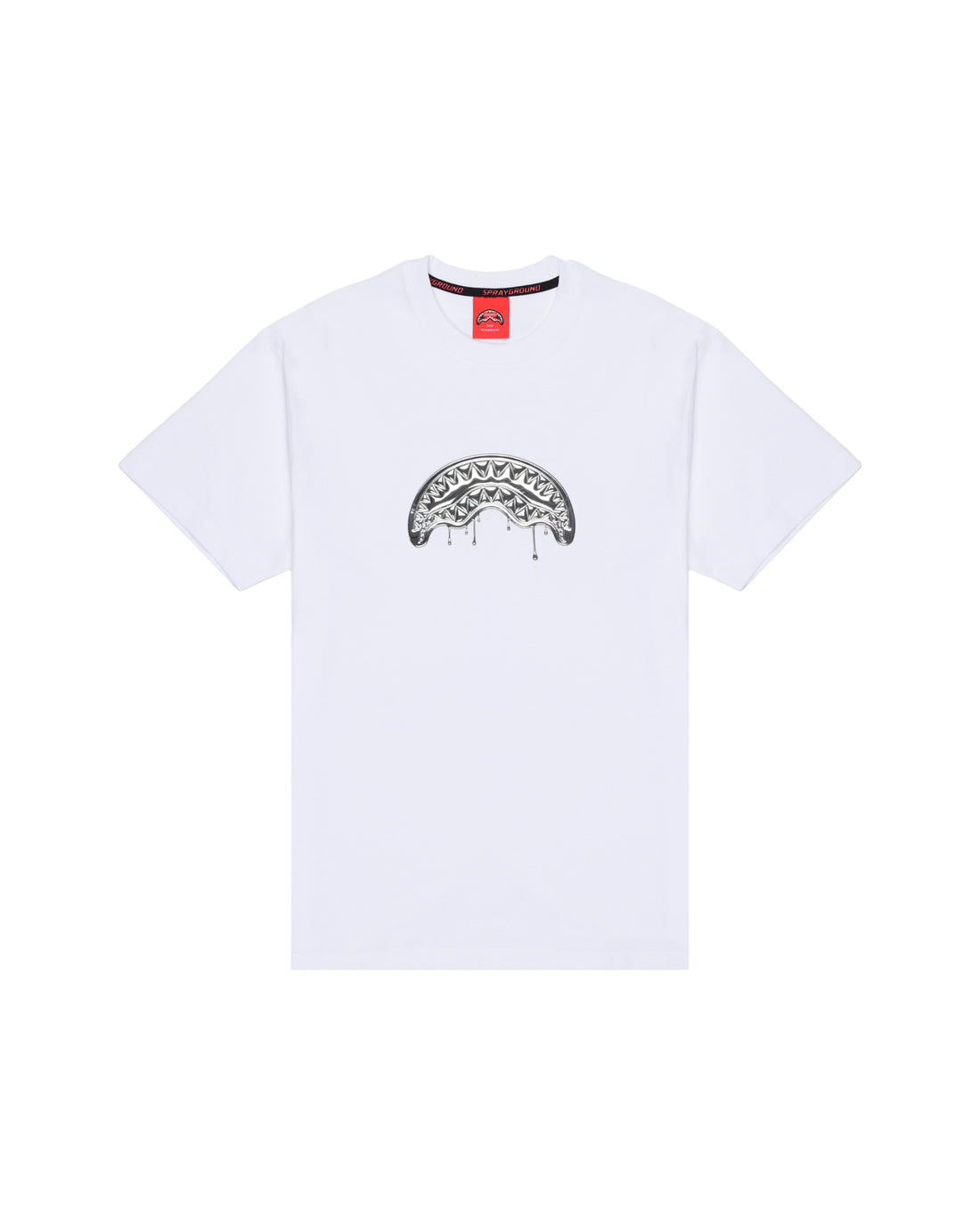 MELTED IRON NEW REGULAR T-SHIRT WHT