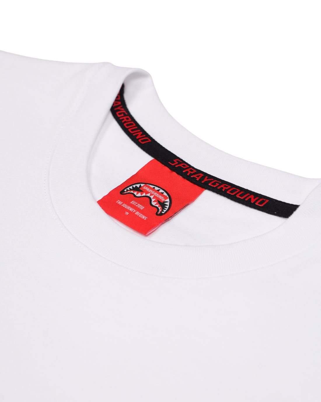 MELTED IRON NEW REGULAR T-SHIRT WHT
