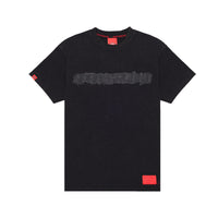 STONE WASHED MELTED SHARK NEW REG T-SHIRT BLK