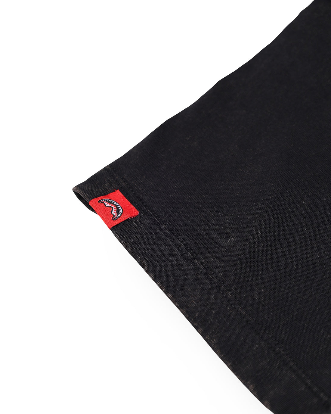 STONE WASHED MELTED SHARK NEW REG T-SHIRT BLK