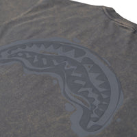 STONE WASHED MELTED SHARK REG T-SHIRT GREY