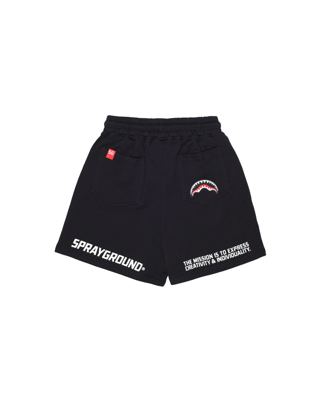 BE A SHARK COMFY SHORTS BLACK