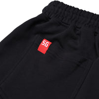 BE A SHARK COMFY SHORTS BLACK