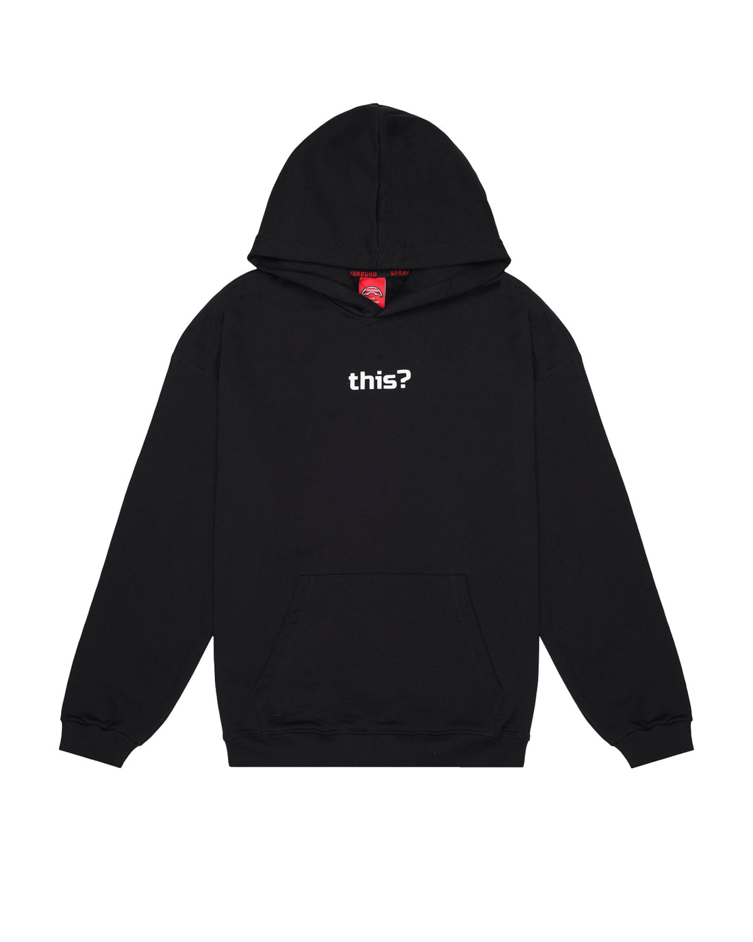 SPRAYGROUND WHATISTHIS HOODIE BLACK