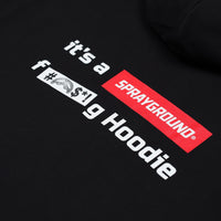 SPRAYGROUND WHATISTHIS HOODIE BLACK