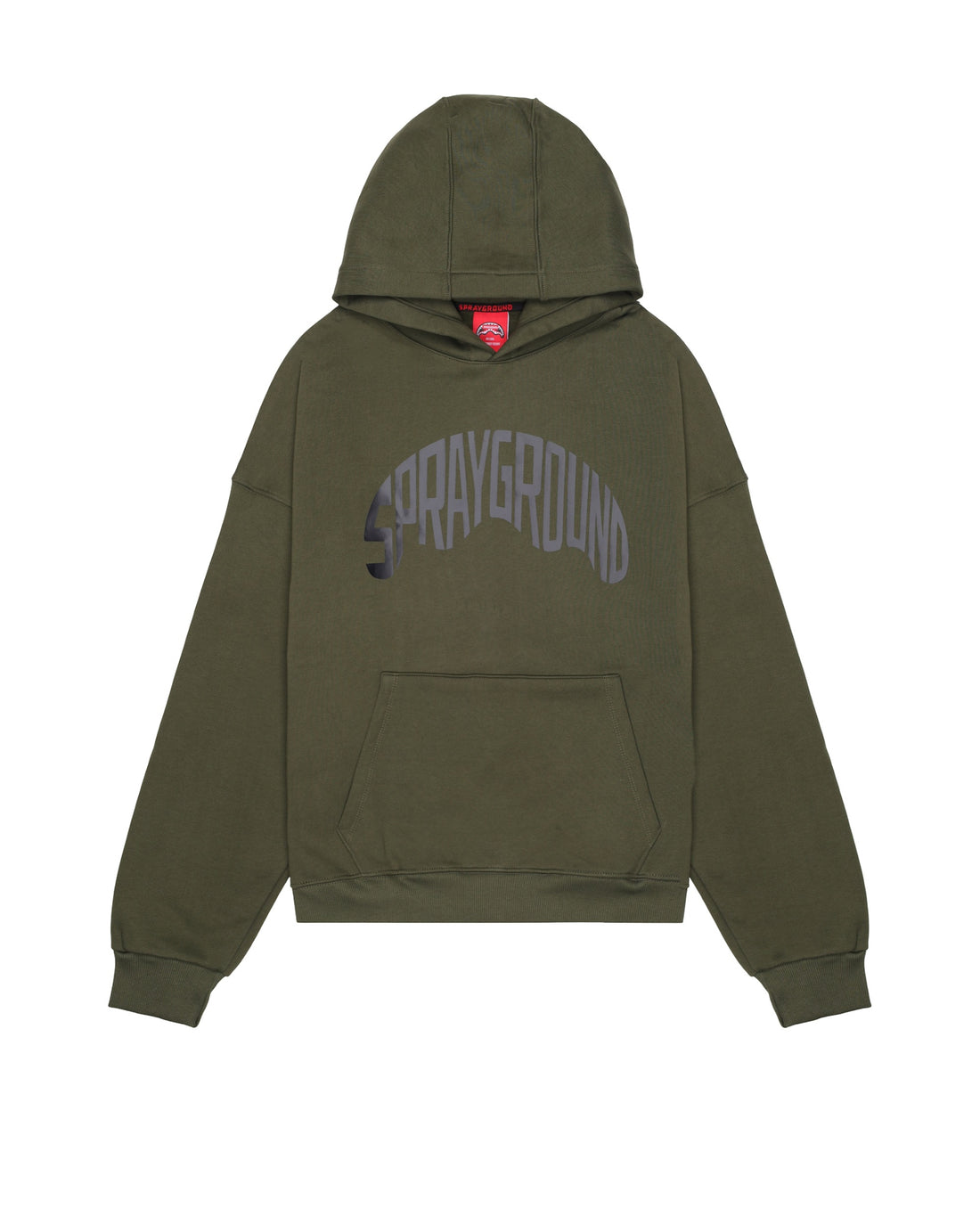 SHARK SHAPE HOODIE GREEN