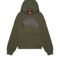SHARK SHAPE HOODIE GREEN