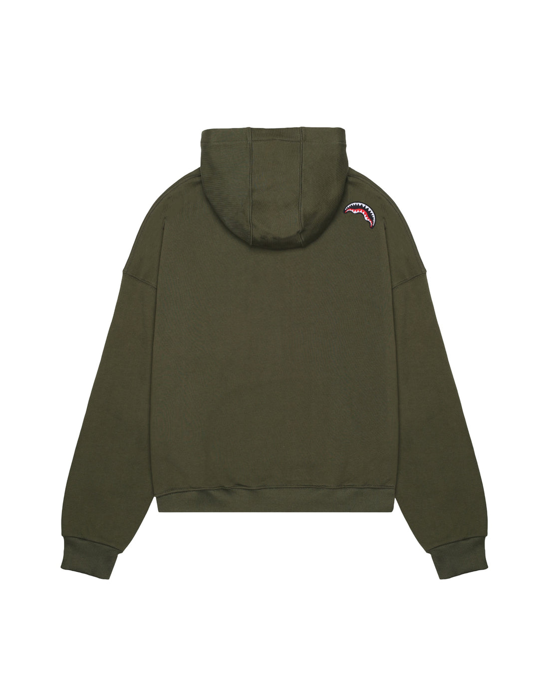 SHARK SHAPE HOODIE GREEN