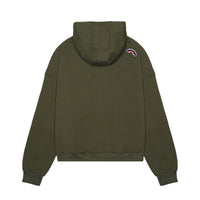 SHARK SHAPE HOODIE GREEN
