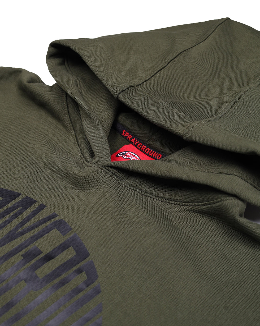SHARK SHAPE HOODIE GREEN