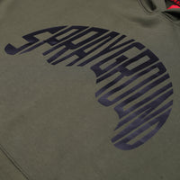 SHARK SHAPE HOODIE GREEN